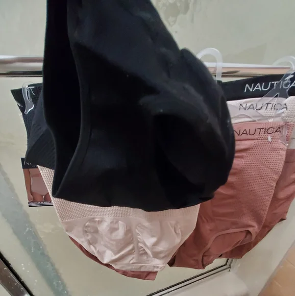 NWT Nautica Intimates 3PK Seamless Hi-WaistShapingBriefs; Sizes S, M, & L. $37